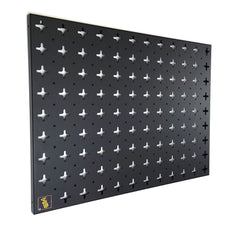 Full Panel for Nukeson Tool Wall in Textured Black Steel Finish