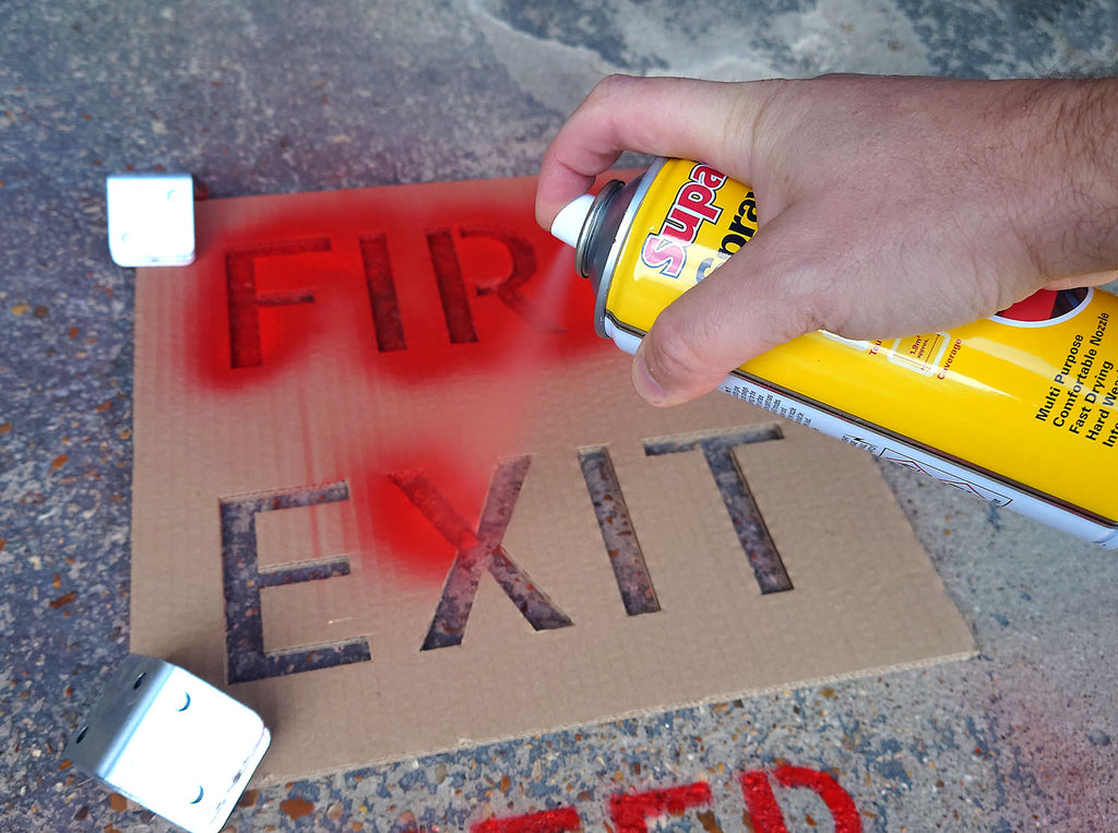 Health and Safety Floor Stencils for Floor Marking