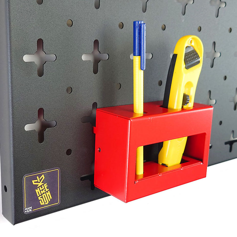 Nukeson Tool Wall - Pen & Box Cutter Holder Attachment - Indoor Outdoors