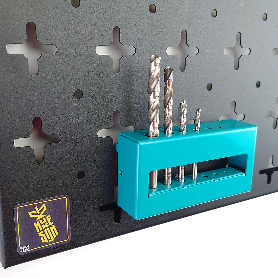 Nukeson Tool Wall - Drill Bit Holder Attachment - Indoor Outdoors