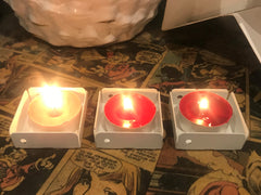 Okunaii Tea Light & Candle Holders (Pack of 3)