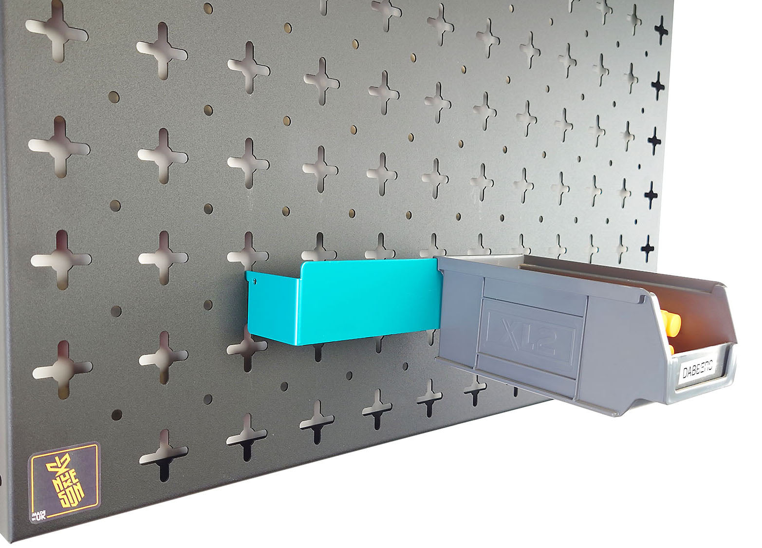 Nukeson Tool Wall - Plastic Storage Box Holder Attachment
