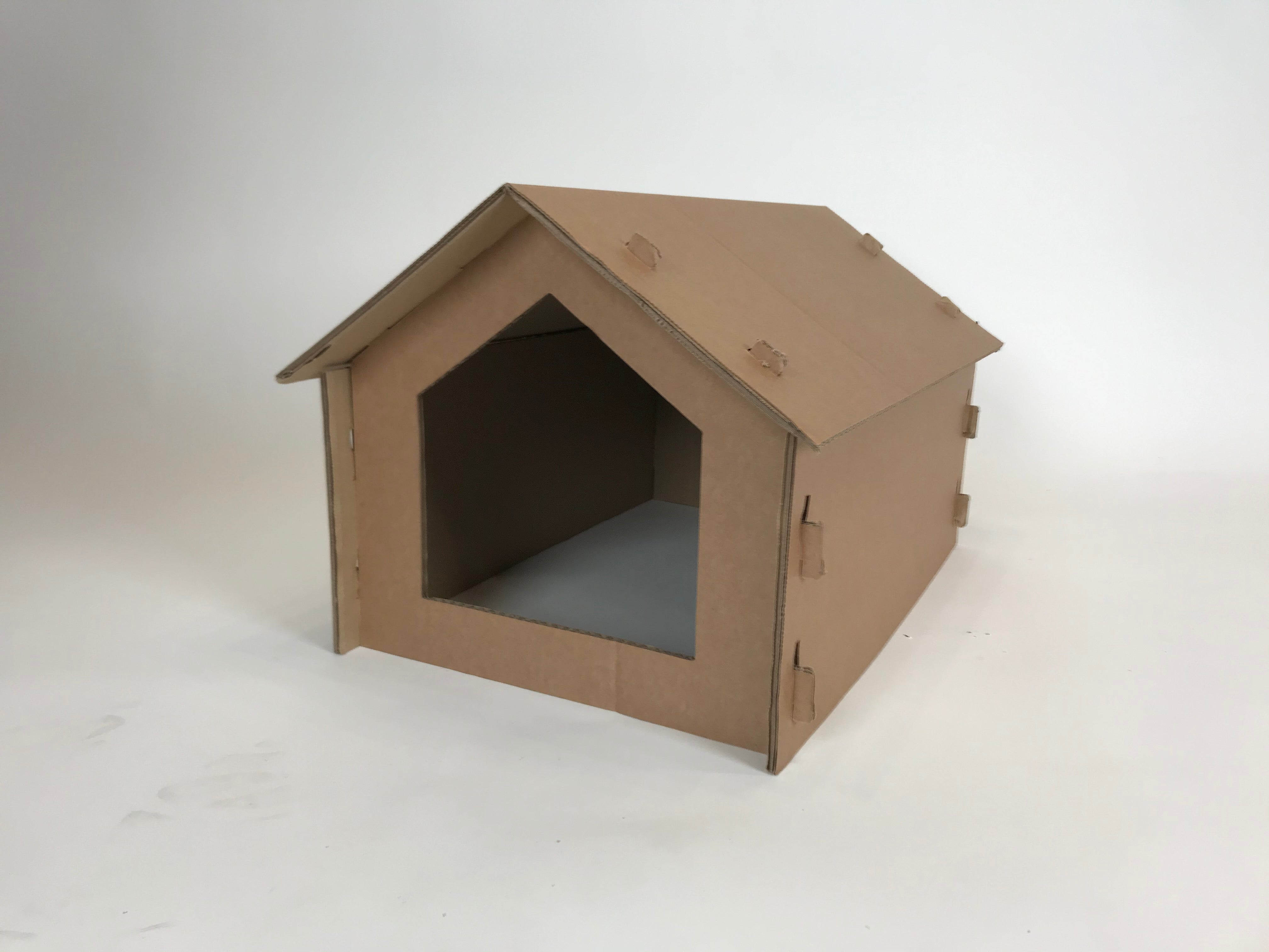 Jake's Farm Yard Cardboard Cat Hide and Seek House - Indoor Outdoors