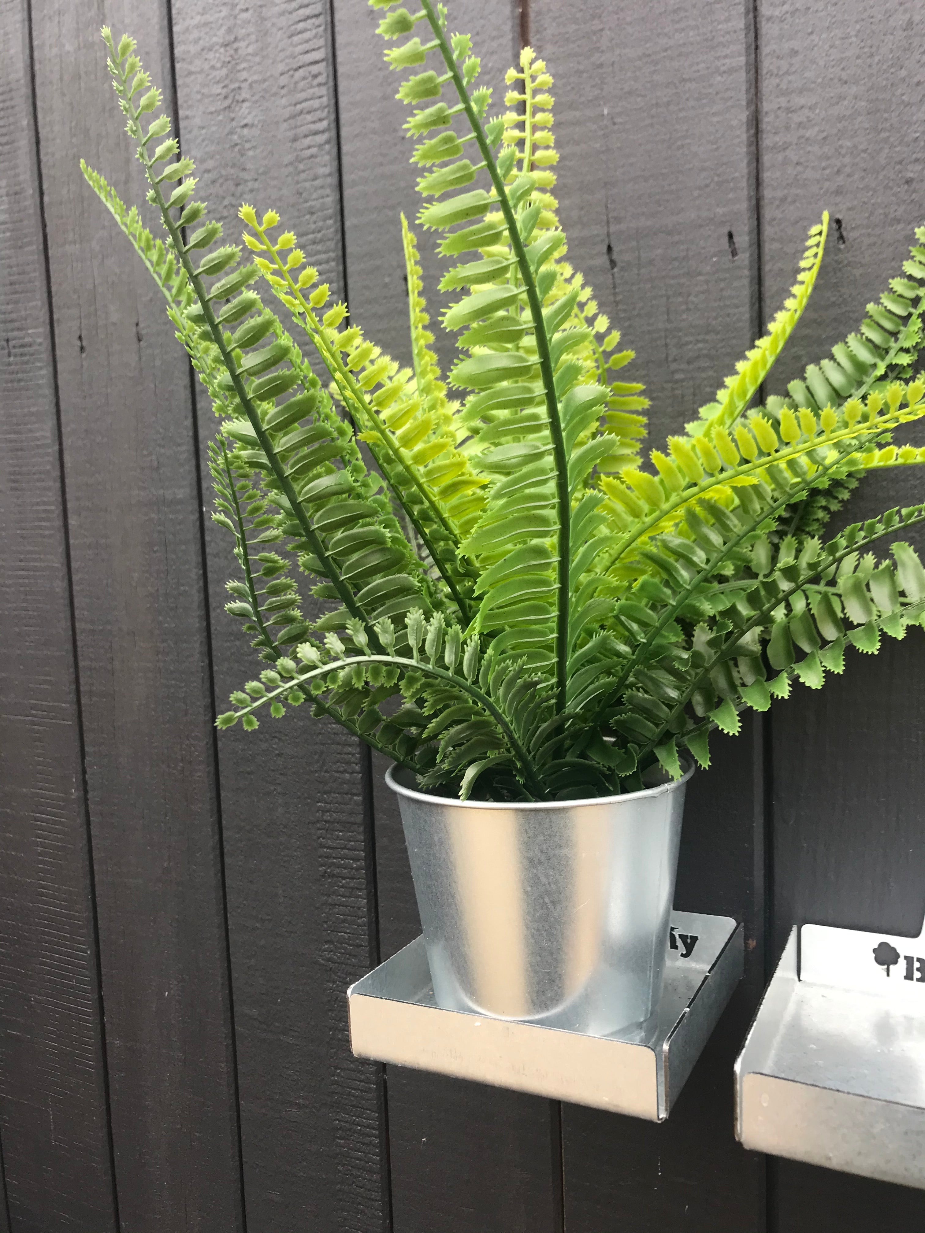 Small Galvanised Plant Pot (9cm) - Indoor Outdoors