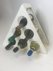 Pyramid Wine Rack with 6 Bottles of Wine in a kitchen setting