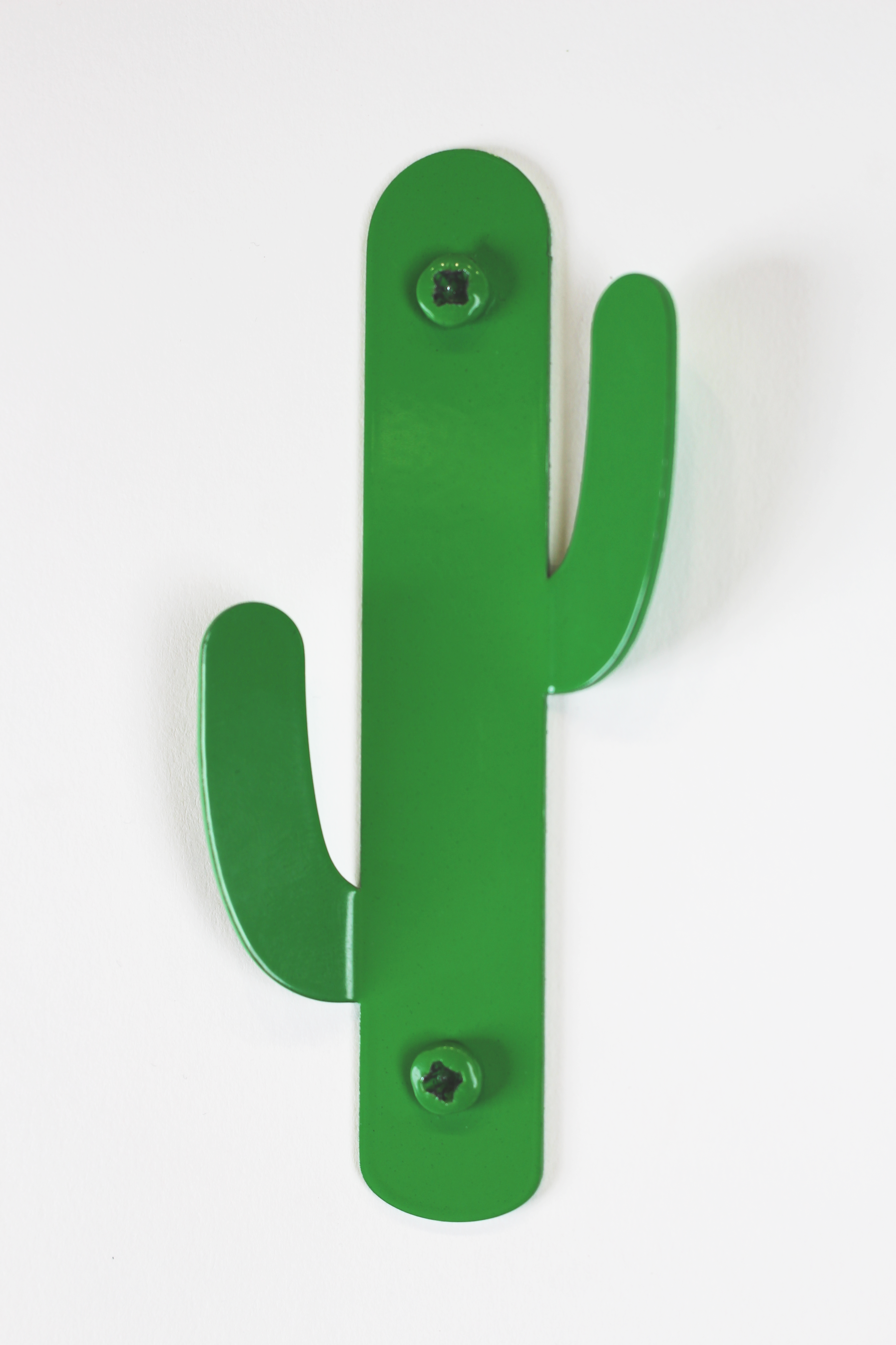Children's Green Cactus Wall Mount Coat Hook