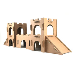 Jakes Farm Yard Cardboard Castle For Small Animals | Indoor Outdoors