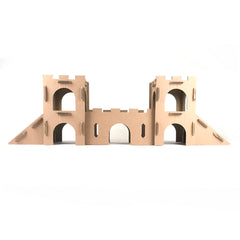 Jakes Farm Yard Cardboard Castle For Small Animals - Indoor Outdoors