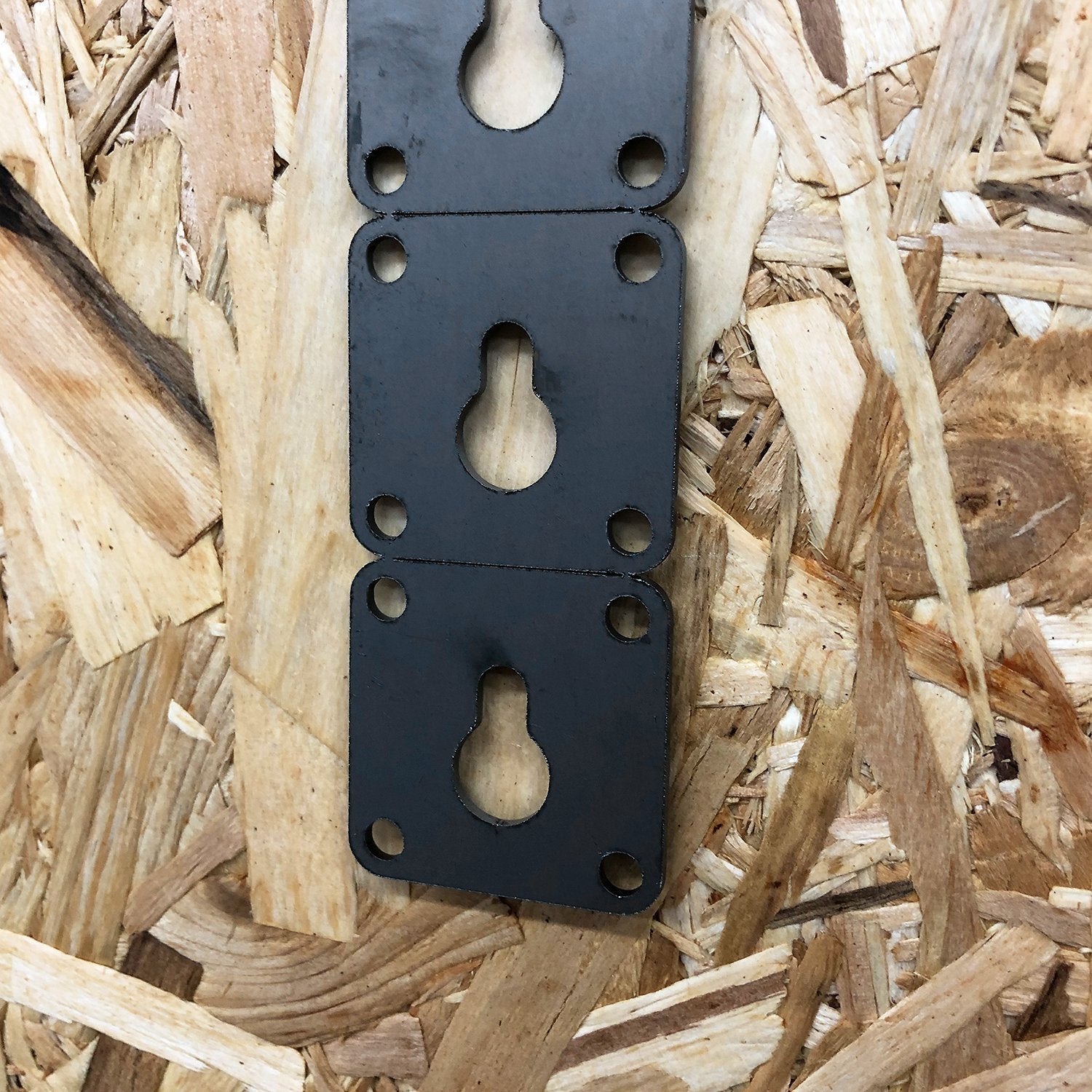 Keyhole Hook Hanging Plate (Strip of 5) - Indoor Outdoors
