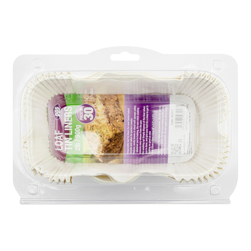 Loaf Tin Liners (Pack of 30) Faker Baker For Greasing Loaf Tins