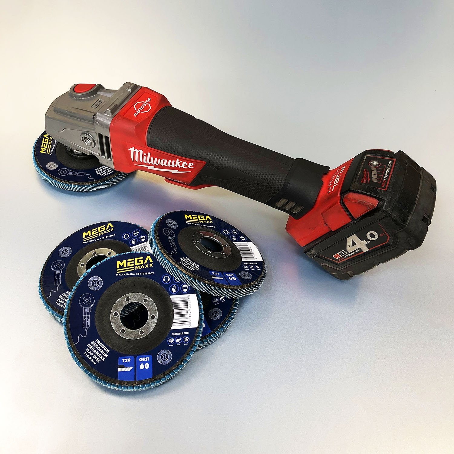 Angle Grinder Flap Discs - For Heavy Duty, High-Speed Grinding