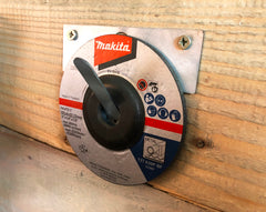 MegaMaxx UK™ Angle Grinder Wall Bracket Tool Holder  - Indoor  Outdoors