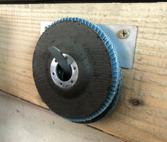 MegaMaxx UK™ Angle Grinder Wall Bracket Tool Holder  - Indoor  Outdoors