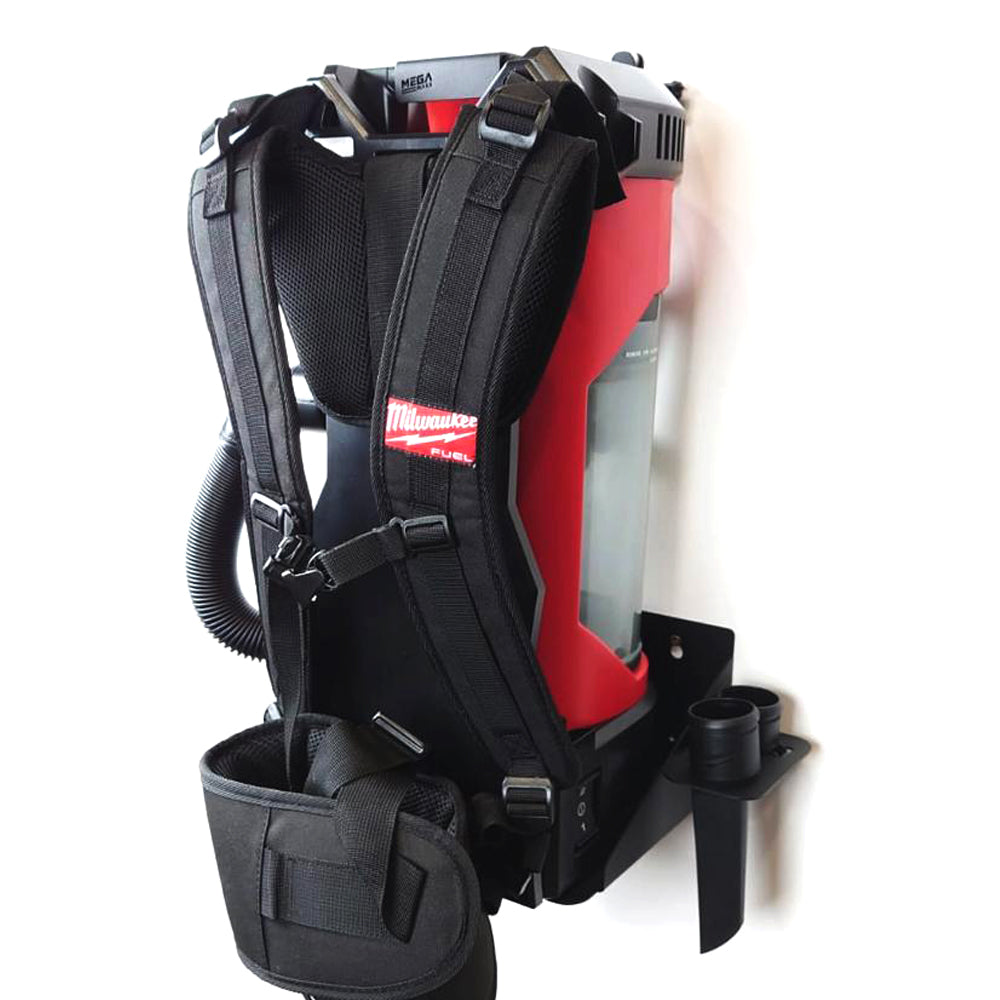MegaMaxx UK™ Milwaukee M18 Backpack Vacuum Wall Mount Bracket | Indoor Outdoors
