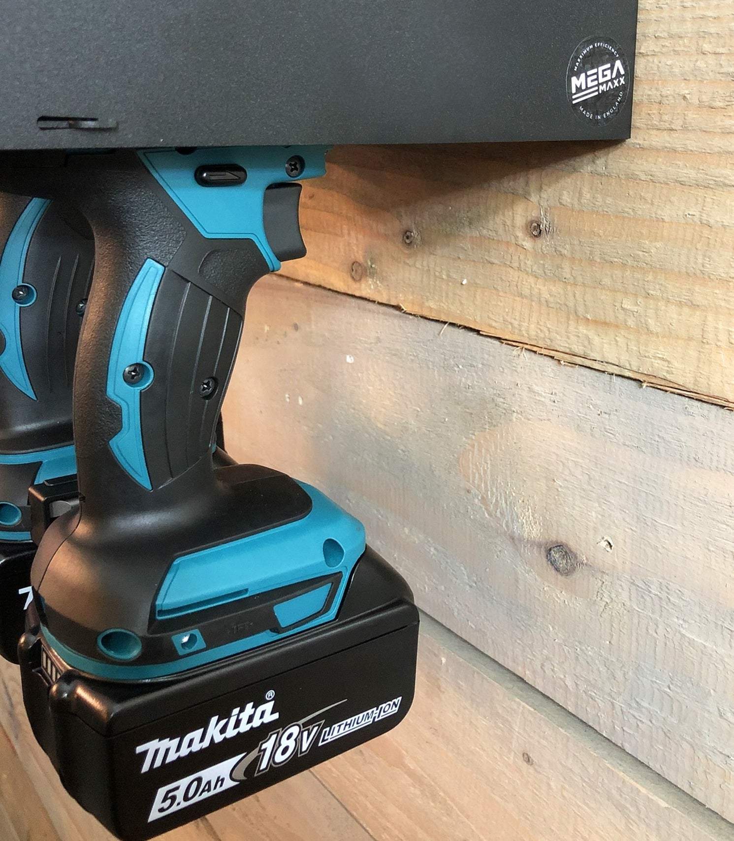 MegaMaxx UK™ Power Tool Storage Charging Station - Makita Blue Edition | Indoor Outdoors