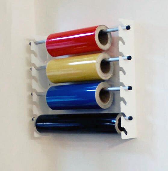 Vinyl Roll Holder Storage Rack - Wall Mounted
