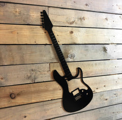 Minimalist Electric Guitar Stratocaster Wall Art - Indoor Outdoors