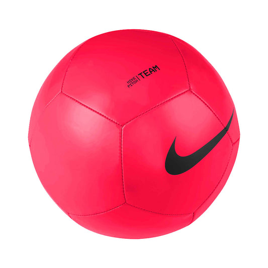 Nike Pitch Team Football - Bright Pink Finish - Studio Photography with White Background