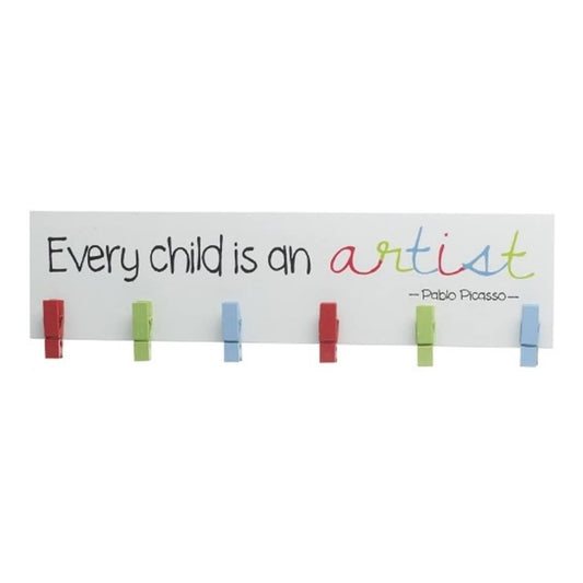 Clever Monkey "Every Child is an Artist" Pegboard