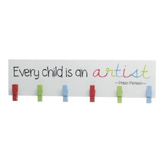 Clever Monkey "Every Child is an Artist" Pegboard