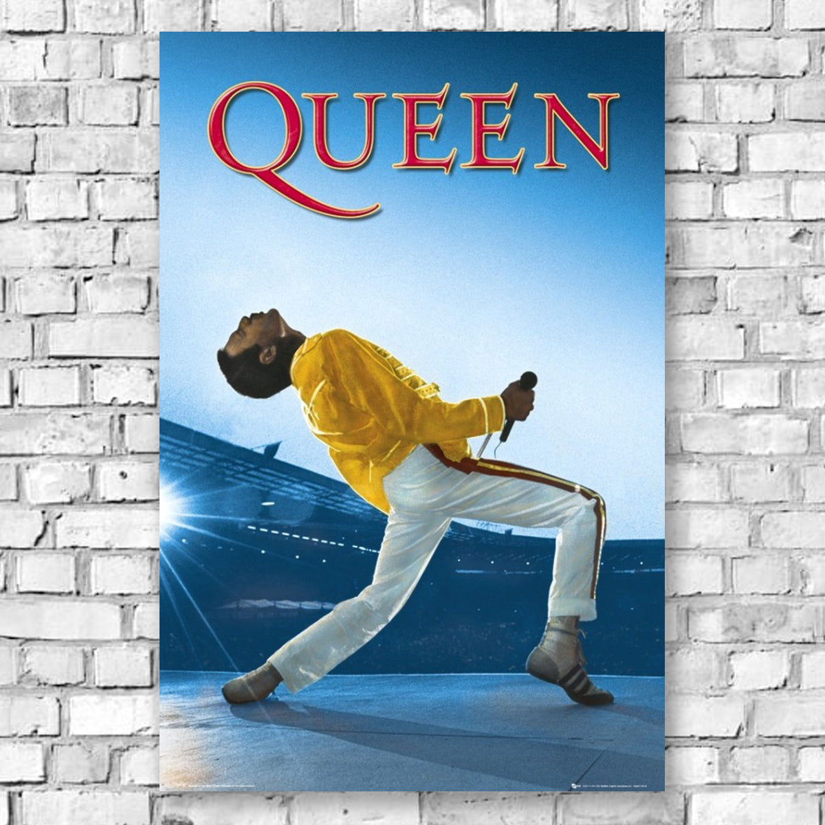 Queen Live at Wembley Poster