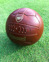 Arsenal FC Retro Faux Leather Football - Indoor Outdoors