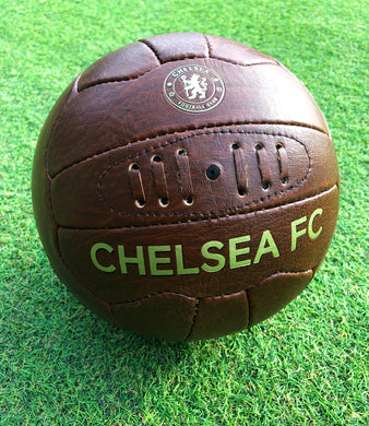 Chelsea FC Retro Faux Leather Football - Indoor Outdoors