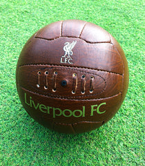 Liverpool FC Retro Faux Leather Football