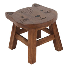 Kids Fun Wooden Footstool (4 Designs Available)