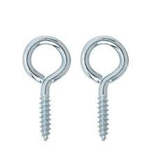 Screw Eye Wall Plugs Timber - Zinc Plated | Indoor Outdoors