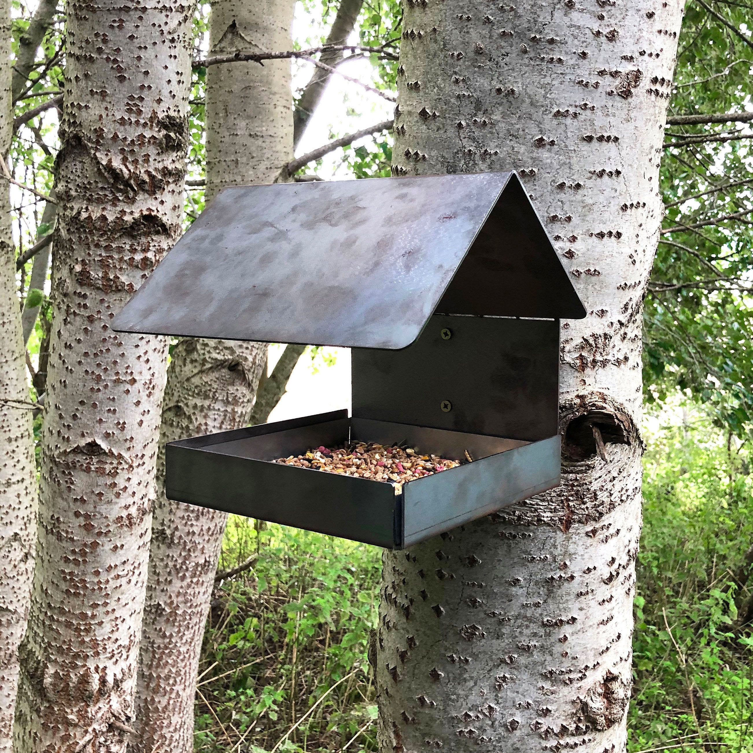 Small Rustic Wildlife Bird Feeder | Indoor Outdoors