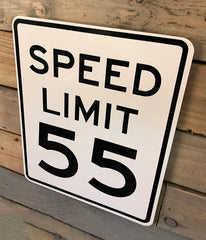 Steel American Speed Limit Sign Automobilia (4537558138954)