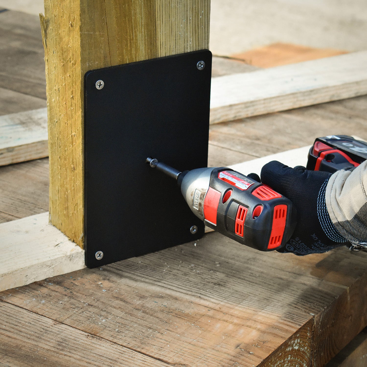 SleeperFit Ultra-Strong Multi-Purpose Joining Plate Flat Bracket - Indoor Outdoors