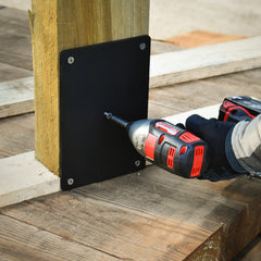 SleeperFit Ultra-Strong Multi-Purpose Joining Plate Flat Bracket - Indoor Outdoors