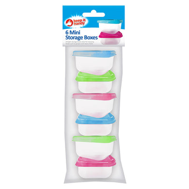 Faker Baker Small Storage Pots for Food in a pack of 6