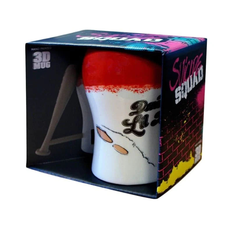 Suicide Squad Daddy's Lil Monster Mug with T-Shirt Design and Baseball Bat Handle