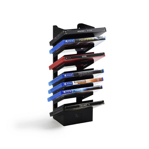 Games Storage Tower Rack | Wall Mount | PS4, Xbox One, BluRay