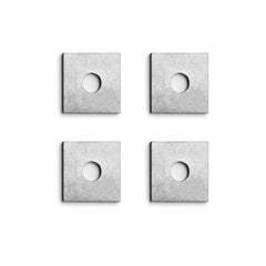 MegaMaxx UK™ Stainless Steel Square Washers (3 Sizes Available) - Indoor Outdoors