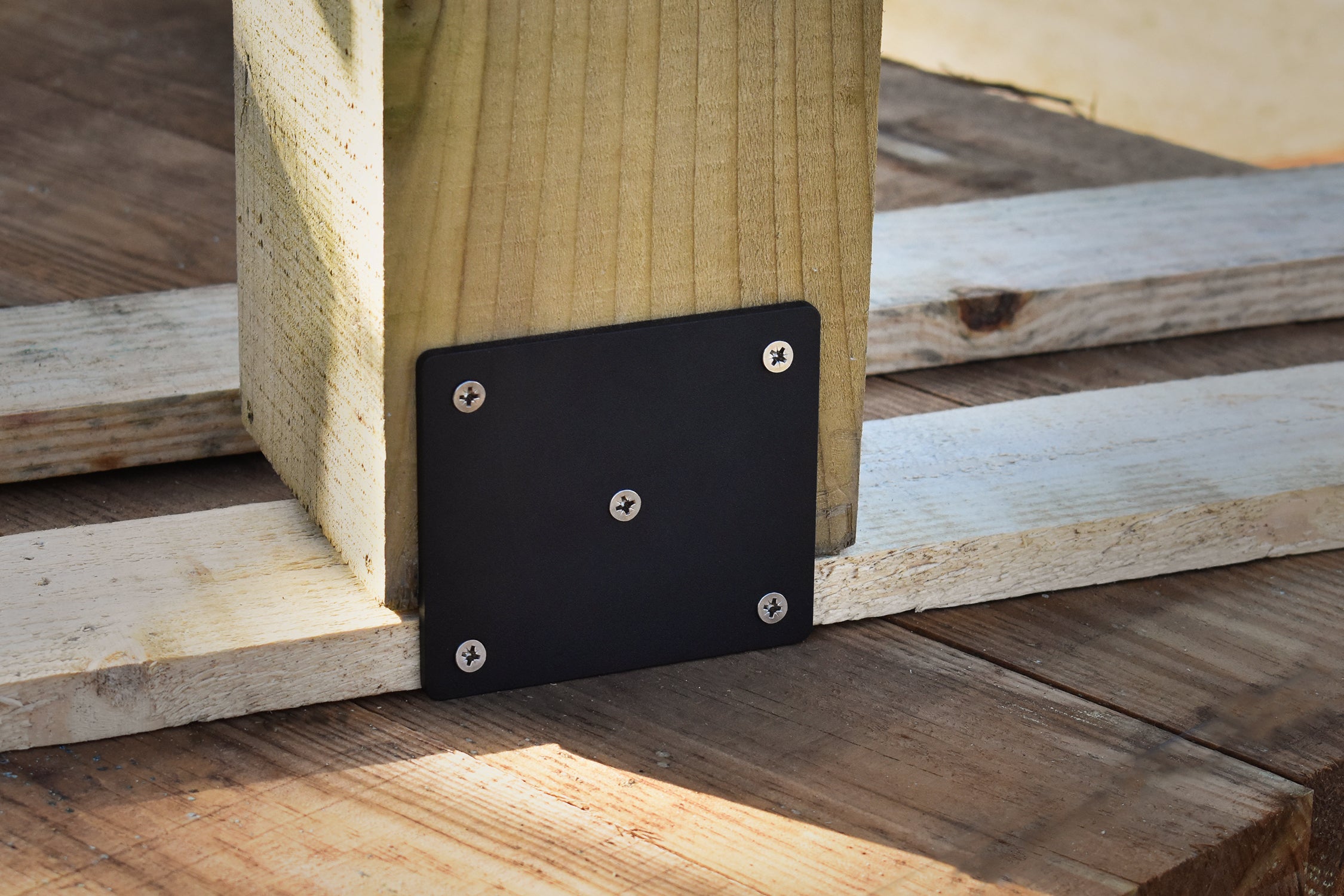 SleeperFit Ultra-Strong Multi-Purpose Joining Plate Flat Bracket - Indoor Outdoors