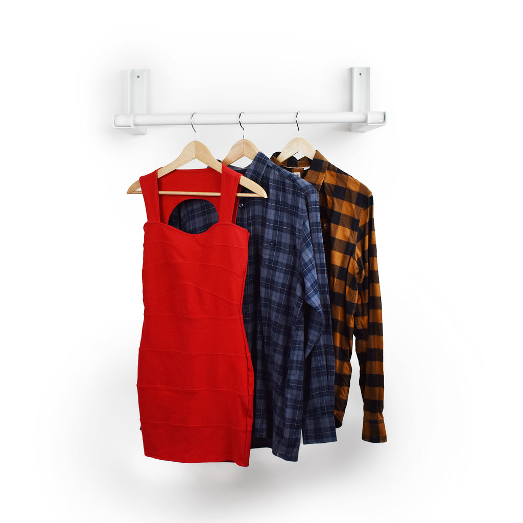 Heavy Duty Clothes Rail Steel Multiple Sizes Made in UK