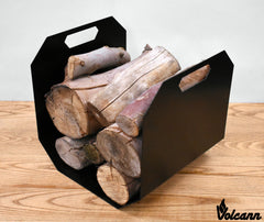 Volcann™ Hexagonal Firewood Log Basket | Indoor Outdoors