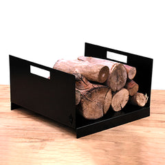 Volcann™ Low Sided Firewood Log Basket - (40cm) | Indoor Outdoors