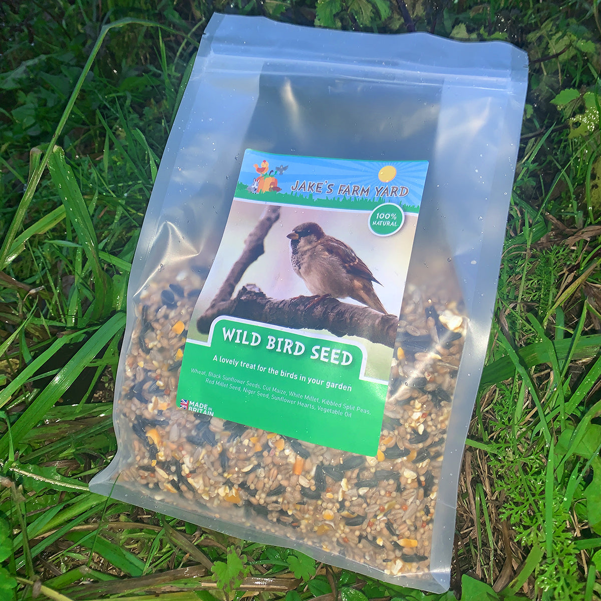 Jake's Farm Yard Wild Bird Seed (1kg Bag)