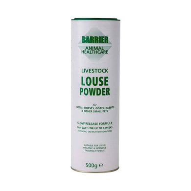 Barrier Livestock Louse Powder (500g) - Indoor Outdoors