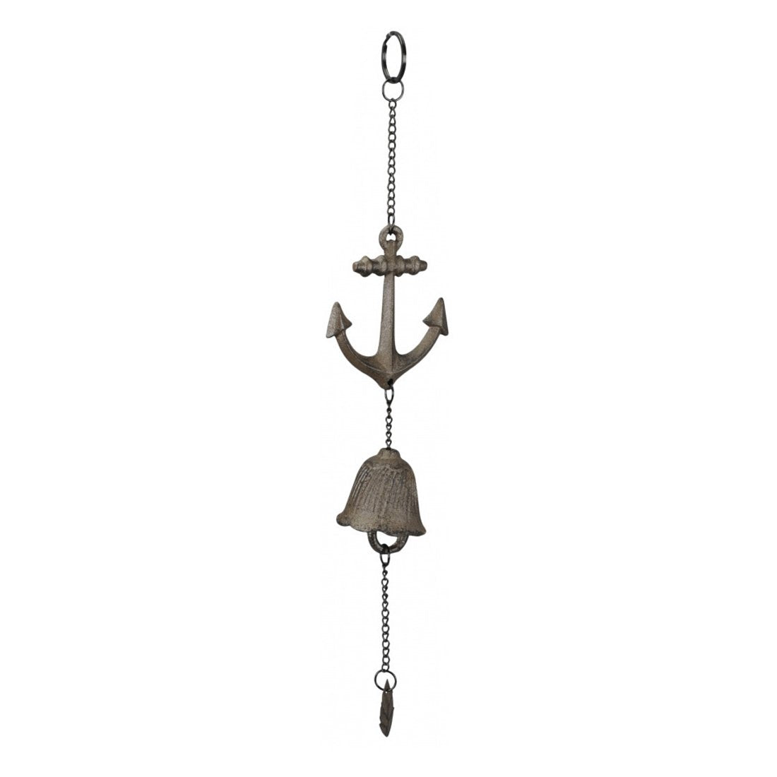 Cast Iron Nautical-Themed Bells (2 Designs) - Anchor | Indoor Outdoors