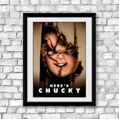Chucky Horror Icons Framed Collectors Print - Indoor Outdoors