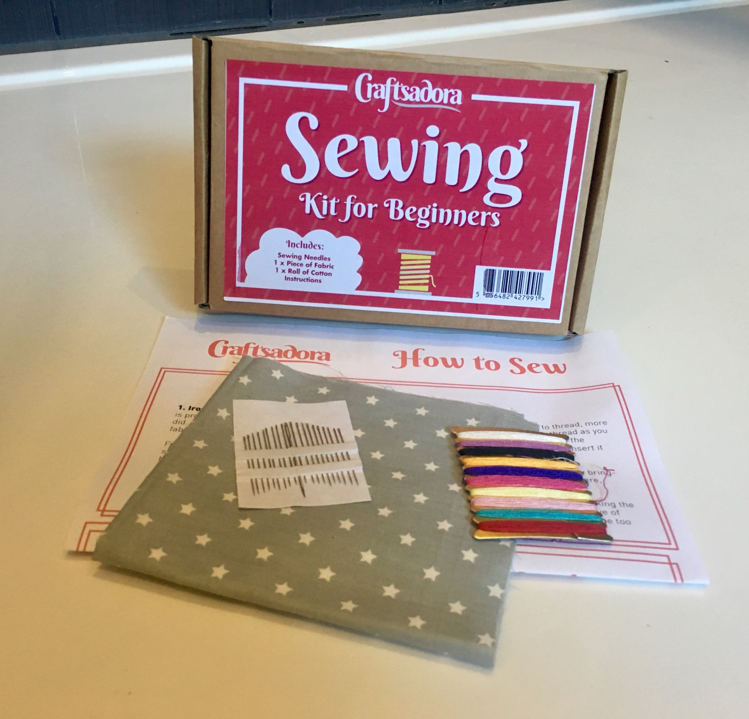 Craftsadora Sewing for Beginners Kit | Indoor Outdoors
