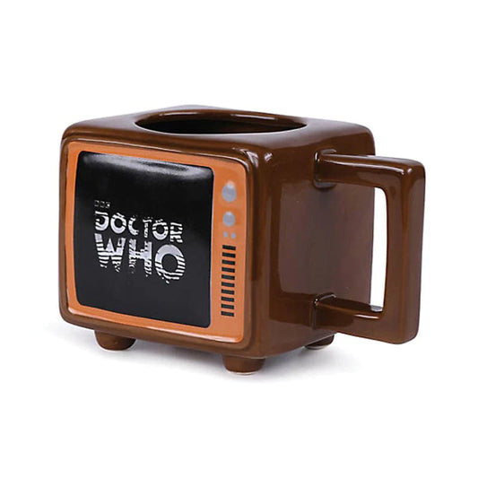Doctor Who mug with TV shape design