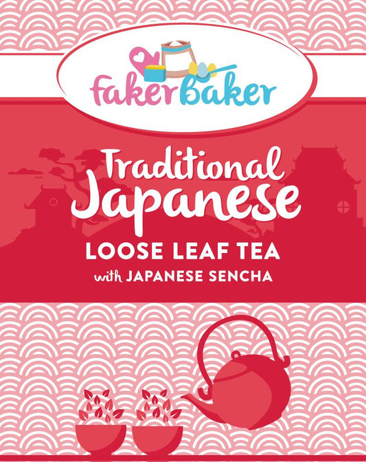 Faker Baker Traditional Japanese Sencha Loose Leaf Tea | Indoor Outdoors