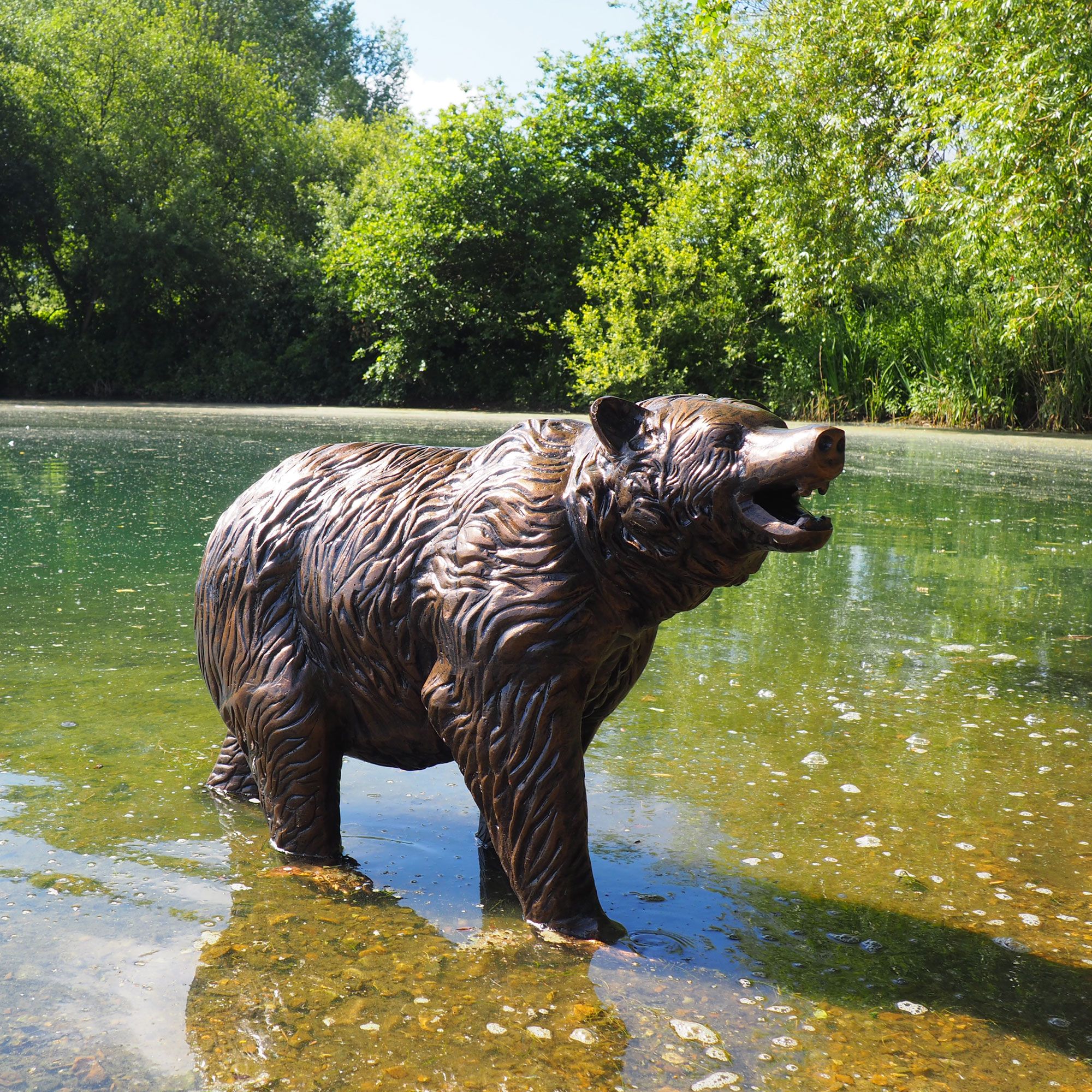Fergus McArthur Bear Cub Bronze Effect Sculpture